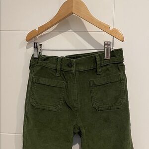 Crewcuts Olive Corduroy Trousers size 8